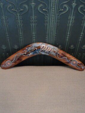 boomerang hand painted from Australia